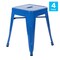Flash Furniture 4  Inch Royal Blue Metal Stool, PK4 ET-BT3503-18-BL-GG - alternate 9